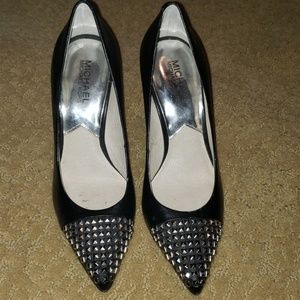 Michael Kors Studded Black Pump